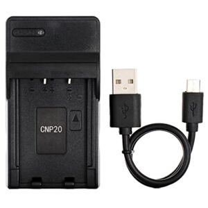 np-20 usb charger for casio exilim card ex-m20, ex-s100, ex-s3, ex-s500, ex-s600, ex-s770, ex-s880, exilim zoom ex-z18, ex-z3, ex-z4, ex-z5, ex-z6, ex-z60, ex-z65, ex-z70 camera and more