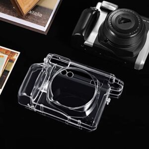 Fintie Protective Clear Case for Fujifilm Instax Wide 300 Instant Film Camera - Crystal Hard Cover with Precise Cutout, Clear