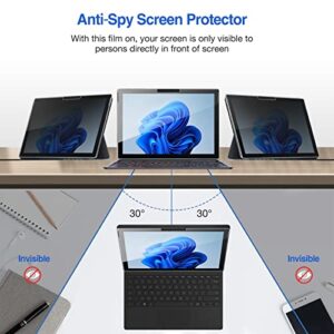 ProCase Microsoft Surface Pro 8 Surface Pro X 13 inch Privacy Screen Protector, Anti-Spy Tempered Glass Ultra Thin Tinted Screen Film Guard for 13.0 Inch Surface Pro 8 Pro X 2021 Release