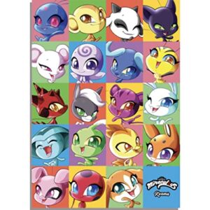 ZAG STORE - Miraculous Ladybug - Poster Kwamis Mix 20 x 28 (50x70cm), 20 x 28in (50x70cm)