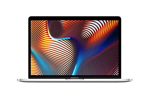 Mid 2019 Apple MacBook Pro Touch Bar with 2.8GHz Intel Core i7 (13 inch, 16GB RAM, 256GB SSD) Silver (Renewed)