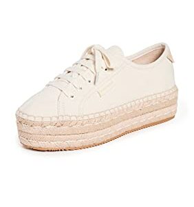 Tory Burch Women's Seaside Oxford Espadrilles, Vintage Cream, Off White, 10 Medium US