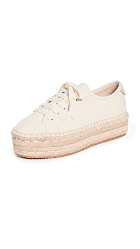 Tory Burch Women's Seaside Oxford Espadrilles, Vintage Cream, Off White, 10 Medium US