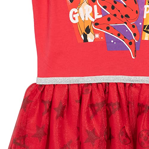 Miraculous Ladybug Rena Rouge Big Girls Tulle Dress Red 14-16