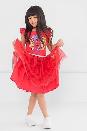 Miraculous Ladybug Rena Rouge Big Girls Tulle Dress Red 14-16