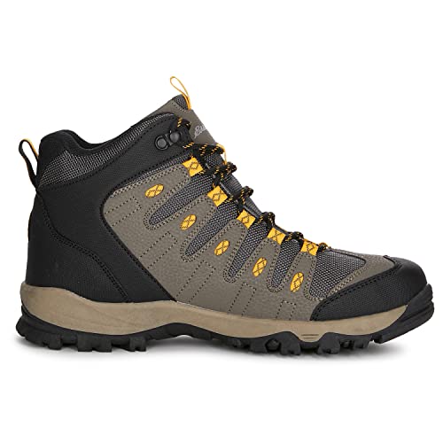 Eddie Bauer Mont Lake Hiking Boots for Men | Waterproof, Multi-Directional Lugs, Stylish & Protective Design Traction Outsole Memory Foam Insole
