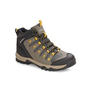 Eddie Bauer Mont Lake Hiking Boots for Men | Waterproof, Multi-Directional Lugs, Stylish & Protective Design Traction Outsole Memory Foam Insole