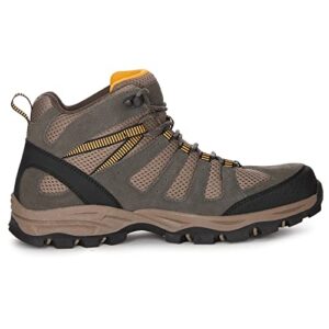 Eddie Bauer Elliot Bay Mid Waterproof Hiking Shoes for Men | Multi-Terrain Lugs, Sturdy & Supportive Design Rubber Traction Outsole Contoured Insole