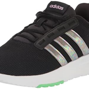 adidas Racer TR21 Running Shoe, Core Black/Core Black/Beam Green, 4 US Unisex Big Kid