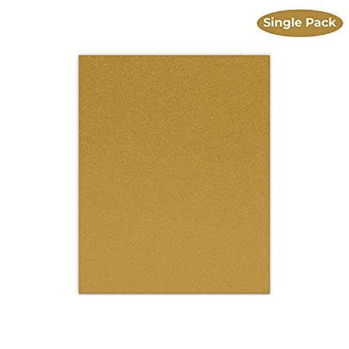 CountryArtHouse Metallic Gold Acid Free 16x20 Backing Board - Uncut Photo Mat Board - 1 Sheet