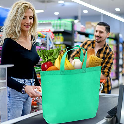 CUSKENA cuskena36 Pcs Reusable Large Tote Bags Bulk 12 Colors Party Gift Tote Bag