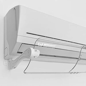 witforms / premium plus - adjustable ac air deflector suitable for split air conditioners. enhance cooling and heating circulation