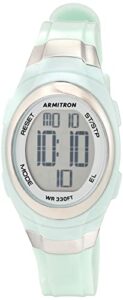 armitron sport women's digital chronograph resin strap watch, 45/7034
