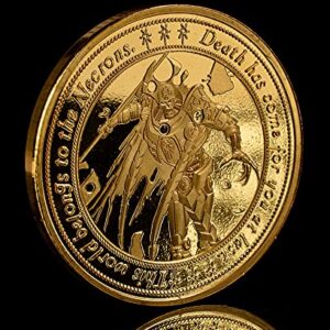 Warhammer 40,000: Necron Limited Edition Individually Numbered Gold Coloured Coin Series 1 Number 3