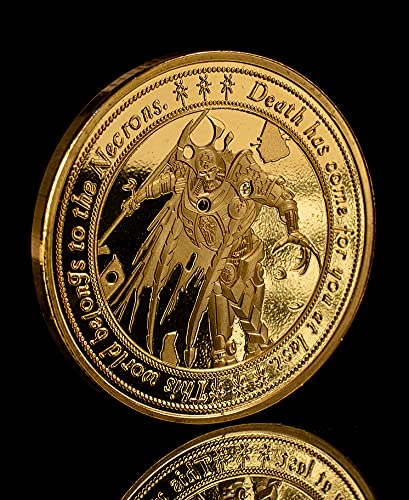 Warhammer 40,000: Necron Limited Edition Individually Numbered Gold Coloured Coin Series 1 Number 3