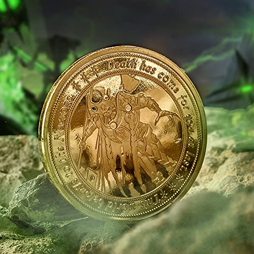 Warhammer 40,000: Necron Limited Edition Individually Numbered Gold Coloured Coin Series 1 Number 3