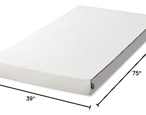 ZINUS 5 Inch Cooling Essential Foam Mattress / Affordable Mattress / Bed-in-a-Box / CertiPUR-US Certified, Twin, White