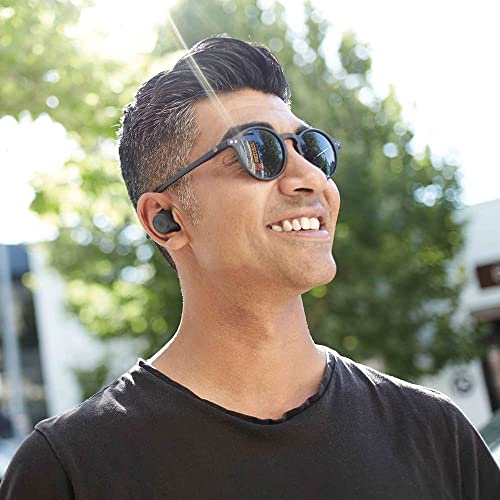 Nuheara IQbuds 2 MAX Hearing Amplifier with Personalization via IQbuds™ App, 7 Preset Programs, Bluetooth, Rechargeable, Active Noise Cancellation, 1 Pair of Earbuds