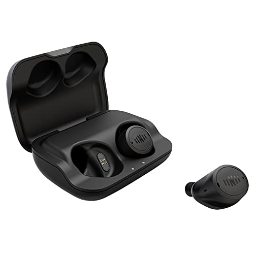 Nuheara IQbuds 2 MAX Hearing Amplifier with Personalization via IQbuds™ App, 7 Preset Programs, Bluetooth, Rechargeable, Active Noise Cancellation, 1 Pair of Earbuds