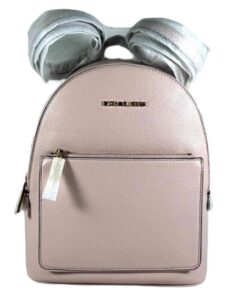 michael kors adina kenly backpack powder blush pink pebbled leather