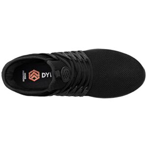 DYKHMILY Steel Toe Shoes for Men Lightweight Safety Sneakers Slip Resistant Puncture Proof Work Shoes(13,Black,D91818)