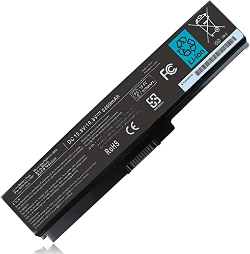 PA3817U-1BRS Battery for Toshiba Satellite P755 P745 L755 L755D L775 L775D L745 L655 L675 L645 C655 C675 A655 M645 Series P745-S4320 L755-S5153 L655-S5097 L655-S5150 L675D-S7104 PA3818u-1BRS PABAS228