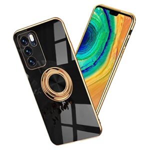 shockproof phone case for oppo reno 6 pro 5g pink, oppo reno 6 pro case holder, oppo reno 6 pro phone cases silicone tpu (black, oppo reno 6 pro 5g)