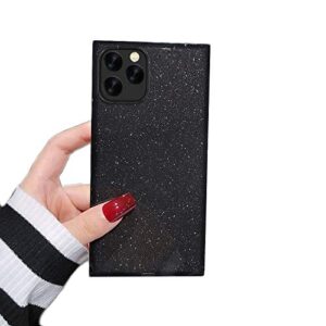 Cocomii Square Case Compatible with iPhone 13 Mini - Slim, Glossy, Show Off The Original Beauty, Optional Glitter, Anti-Yellow, Easy to Hold, Anti-Scratch, Shockproof (Black)