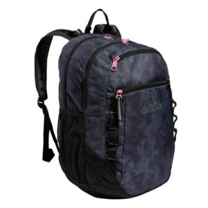 adidas excel 6 backpack, stone wash carbon/bliss pink, one size