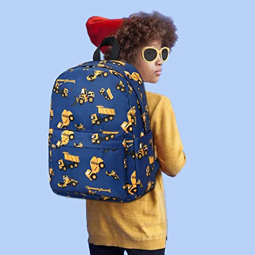 CAMTOP Preschool Backpack for Kids Boys Toddler Backpack Kindergarten School Bookbags (Engineering Navy)