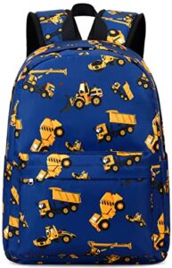 camtop preschool backpack for kids boys toddler backpack kindergarten school bookbags (engineering navy)