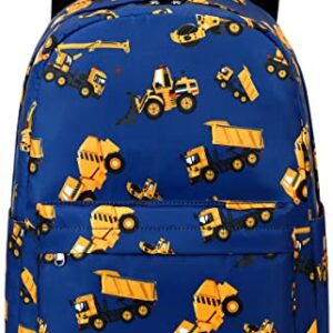 CAMTOP Preschool Backpack for Kids Boys Toddler Backpack Kindergarten School Bookbags (Engineering Navy)