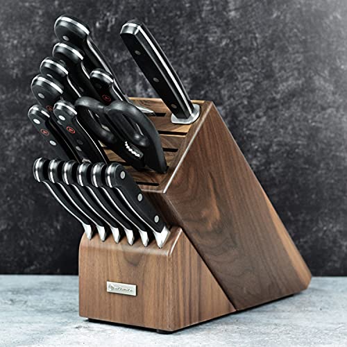 Wusthof Classic 16-piece Knife Block Set (Walnut Block)