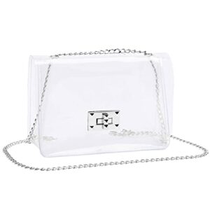 coromay clear purse for women, clear bag stadium approved, clear crossbody bag for women
