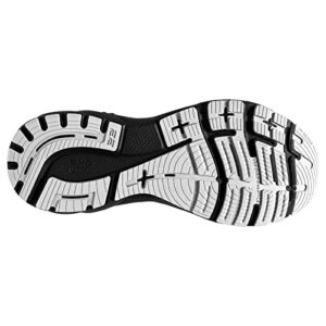 Brooks Women's Adrenaline GTS 22 Supportive Running Shoe - White/Grey/Black - 7.5 Medium