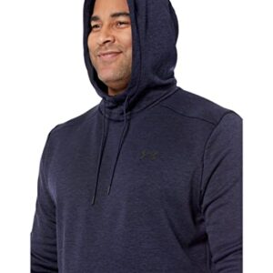 Under Armour Mens ArmourFleece Twist Hoodie , (410) Midnight Navy / / Black , Large