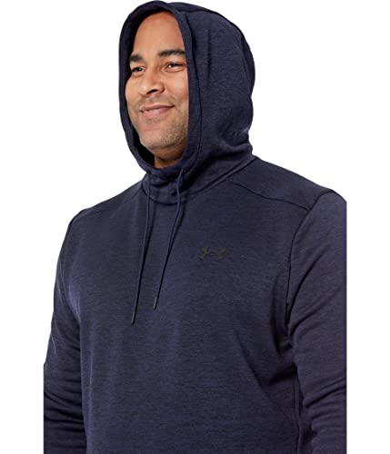 Under Armour Mens ArmourFleece Twist Hoodie , (410) Midnight Navy / / Black , Large