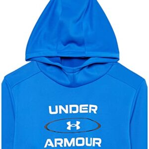 Under Armour Boys ArmourFleece Graphic Hoodie , (486) Versa Blue / / Black , Youth X-Large