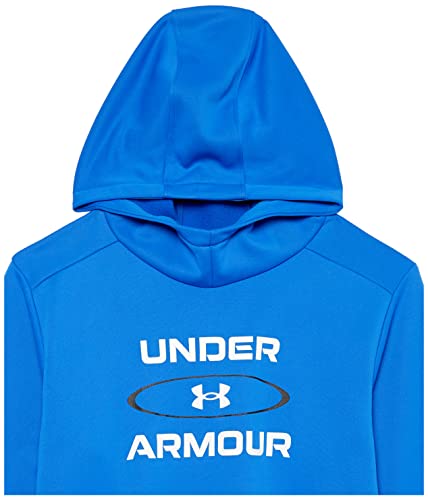 Under Armour Boys ArmourFleece Graphic Hoodie , (486) Versa Blue / / Black , Youth X-Large