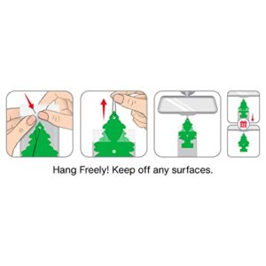 LITTLE TREES Air Fresheners Car Air Freshener. Hanging Tree Provides Long Lasting Scent for Auto or Home. Gold, 24 Air Fresheners