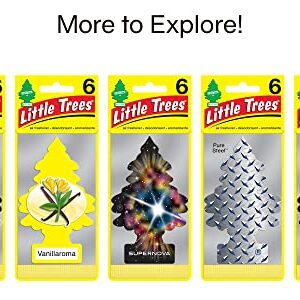 LITTLE TREES Air Fresheners Car Air Freshener. Hanging Tree Provides Long Lasting Scent for Auto or Home. Gold, 24 Air Fresheners