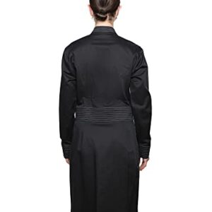Medical Lab Coat For Women (Black) (8/M)