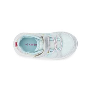 carter's Girls Stevie Athletic Sneaker, Grey, 7 Toddler