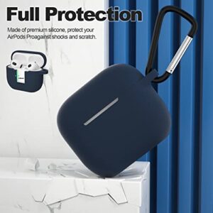 ATUAT AirPods 3 Case, Protective Silicone Cover for AirPods 3rd Generation Case 2021, Wireless Charging - Dark Blue