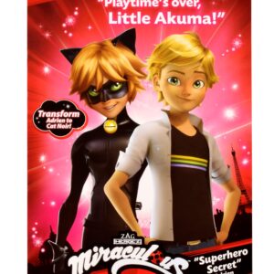 Miraculous Ladybug Superhero Secret Adrien with Cat Noir Outfit by Playmates Toys