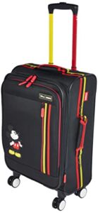 american tourister disney softside luggage with spinner wheels, mickey exo, carry-on 21-inch