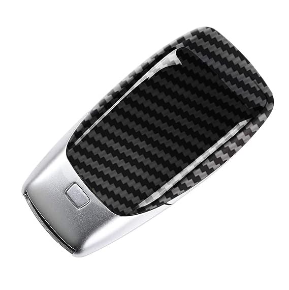 Carbon Fiber Texture Key Shell Fob Batterieabdeckung Carbon Fiber Key Cover Kompatibel mit Mercedes Benz E Klasse 2017 S 2018