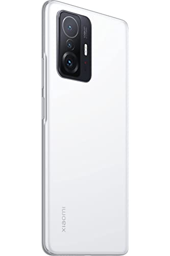 Xiaomi 11T 5G + 4G Volte (256GB, 8GB) 6.67” 108MP Triple Camera, NFC Dual SIM (Not Compatible Verizon Sprint Boost Metro Cricket) GSM Unlocked Global (w/Fast Car Charger Bundle) (Moonlight White)