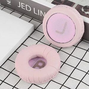 Geekria NOVA Leatherette Replacement Ear Pads for JBL JR300, JR300BT, T450BT, T500BT, Tune 500, Tune 500BT, Tune 510BT, Tune 600BTNC Headset Earpads Ear Cups Cover Repair Parts (Pink)