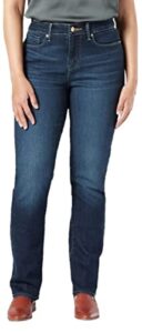 signature by levi strauss & co. gold label women's modern straight jeans (available in plus size), (new) angel island, 12 regular